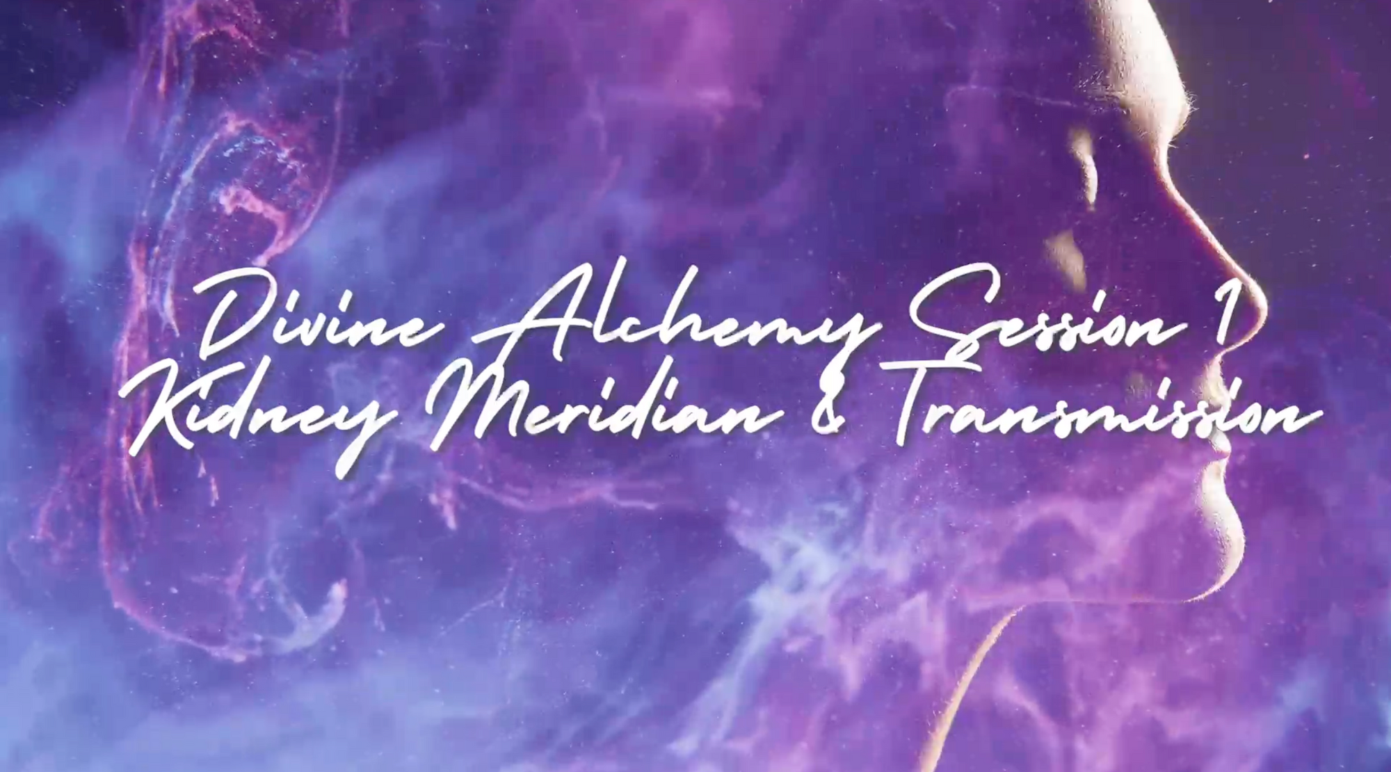 Divine Alchemy Session 1 - Kidney Meridian & Transmission